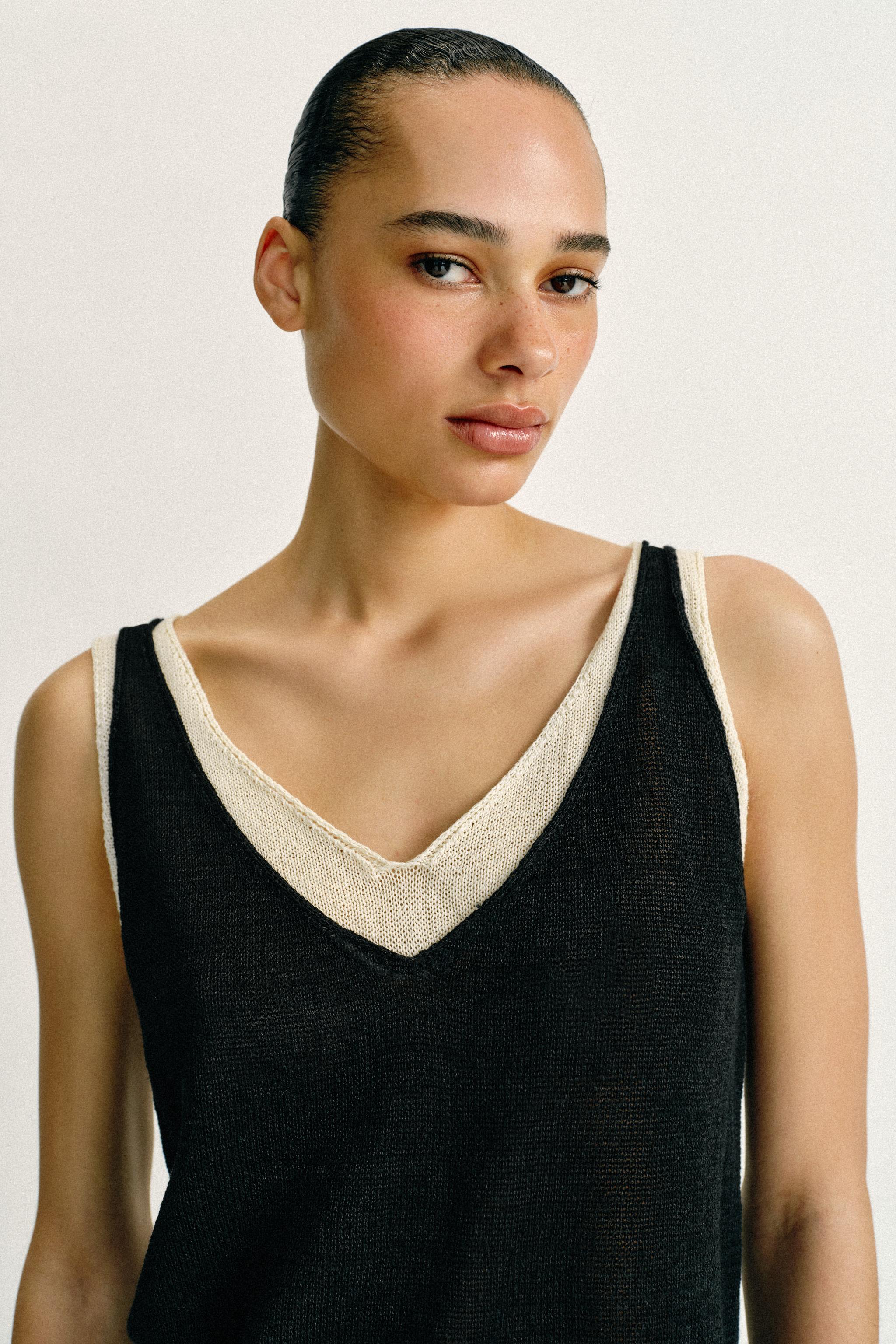 COMBINED KNIT TOP
